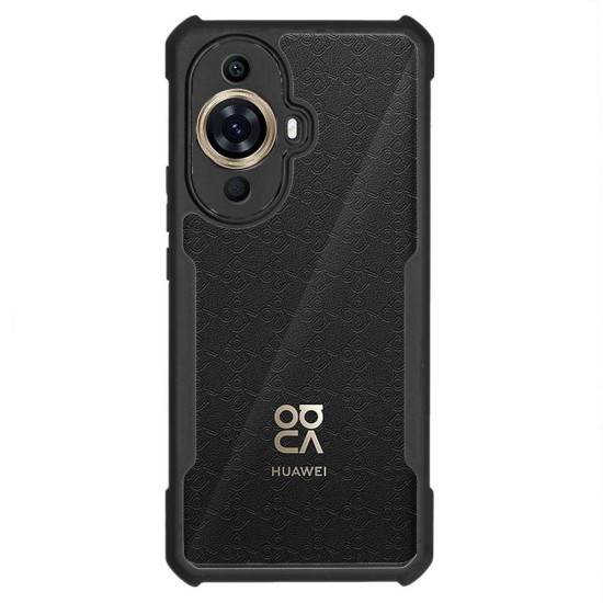 Husa SILKASE pentru Huawei Nova 11 Pro/Ultra, AntiGravity, AntiShock, negru/transparent (Nova 11 Pro, H2334) by www.silkase.ro