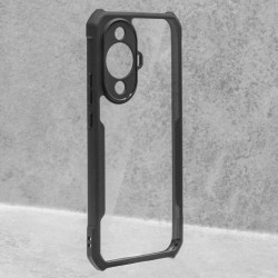Husa SILKASE pentru Huawei Nova 11 Pro/Ultra, AntiGravity, AntiShock, negru/transparent