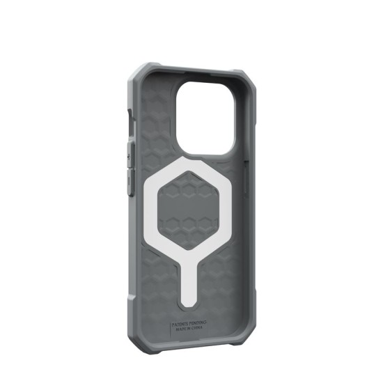 UAG Essential Armor MagSafe pentru Apple iPhone 15 Pro, Argintiu (iPhone 15 Pro, 114276113333) by www.silkase.ro