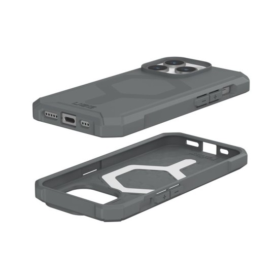 UAG Essential Armor MagSafe pentru Apple iPhone 15 Pro, Argintiu (iPhone 15 Pro, 114276113333) by www.silkase.ro