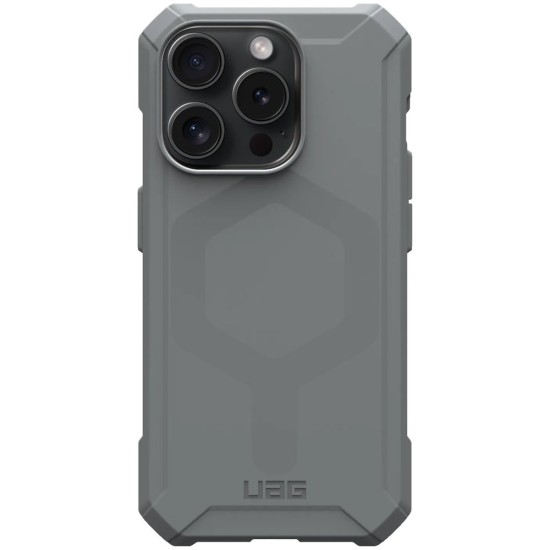 UAG Essential Armor MagSafe pentru Apple iPhone 15 Pro, Argintiu (iPhone 15 Pro, 114276113333) by www.silkase.ro