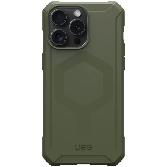 Husa UAG Essential Armor MagSafe pentru Apple iPhone 15 Pro, Olive (UAG, iPhone 15 Pro) by www.silkase.ro Husa UAG Essential Armor MagSafe pentru Apple iPhone 15 Pro, Olive (iPhone 15 Pro, 114276117272) by www.silkase.ro