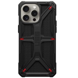 Husa UAG Monarch MagSafe pentru Apple iPhone 15 Pro, kevlar, negru