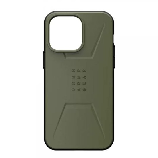 UAG Civilian MagSafe pentru Apple iPhone 15 Pro Max, olive drab (iPhone 15 Pro Max, 114295117272) by www.silkase.ro