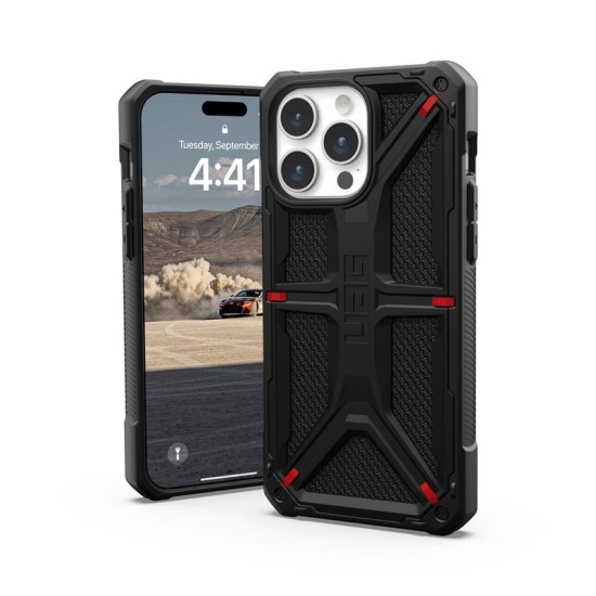 Husa UAG Monarch pentru Apple iPhone 15 Pro Max, kevlar, negru (UAG, iPhone 15 Pro Max) by www.silkase.ro Husa UAG Monarch pentru Apple iPhone 15 Pro Max, kevlar, negru (iPhone 15 Pro Max, 114298113940) by www.silkase.ro