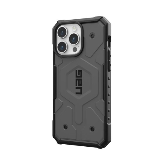 Husa UAG Pathfinder MagSafe pentru Apple iPhone 15 Pro Max, argintiu (UAG, iPhone 15 Pro Max) by www.silkase.ro Husa UAG Pathfinder MagSafe pentru Apple iPhone 15 Pro Max, argintiu (iPhone 15 Pro Max, 114301113333) by www.silkase.ro