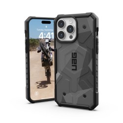 Husa UAG Pathfinder SE MagSafe pentru Apple iPhone 15 Pro Max, geo camo
