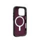 Carcasa UAG Civilian MagSafe pentru Apple iPhone 16 Pro, bordeaux (iPhone 16 Pro, 114444119049) by www.silkase.ro