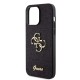 Husă Guess PU Fixed Glitter 4G Metal Logo pentru iPhone 15 Pro Max, Black (Bakr, GUHCP15XHG4SGK) by www.silkase.ro