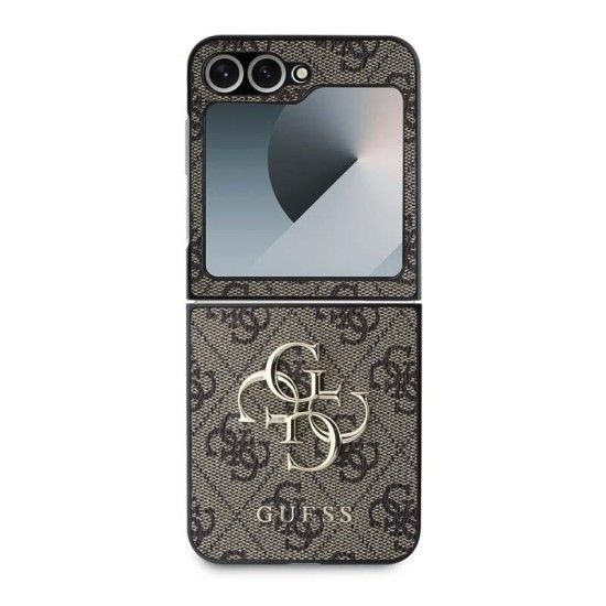 Husa Guess 4G pentru Samsung Z Flip 6/7 FE Metal Logo maro (GUESS, Z Flip 7 FE) by www.silkase.ro Husa Guess 4G pentru Samsung Z Flip 6/7 FE Metal Logo maro (Z Flip 7 FE, 57983121702) by www.silkase.ro