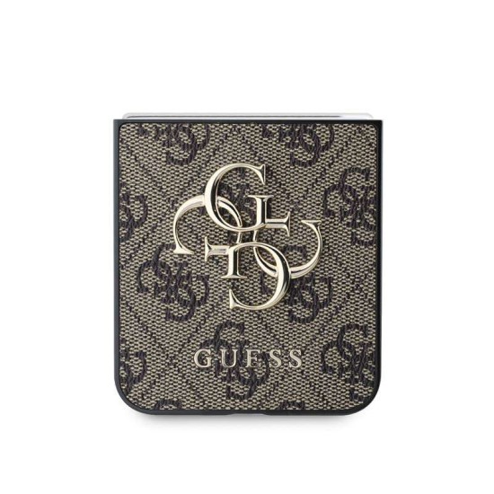 Husa Guess 4G pentru Samsung Z Flip 6/7 FE Metal Logo maro (GUESS, Z Flip 7 FE) by www.silkase.ro Husa Guess 4G pentru Samsung Z Flip 6/7 FE Metal Logo maro (Z Flip 7 FE, 57983121702) by www.silkase.ro