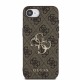 Husa Guess PU 4G Metal Logo pentru iPhone 16e/17e, Brown (iPhone 17e, GUHCPSE44GMGBR) by www.silkase.ro