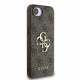Husa Guess PU 4G Metal Logo pentru iPhone 16e/17e, Brown (iPhone 17e, GUHCPSE44GMGBR) by www.silkase.ro