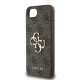 Husa Guess PU 4G Metal Logo pentru iPhone 16e/17e, Brown (iPhone 17e, GUHCPSE44GMGBR) by www.silkase.ro