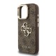 Husa Guess 4G pentru iPhone 16 Pro Max Metal Logo Stand Camera Frame maro (iPhone 16 Pro Max, 57983125150) by www.silkase.ro