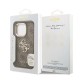 Husa Guess 4G pentru iPhone 16 Pro Max Metal Logo Stand Camera Frame maro (iPhone 16 Pro Max, 57983125150) by www.silkase.ro