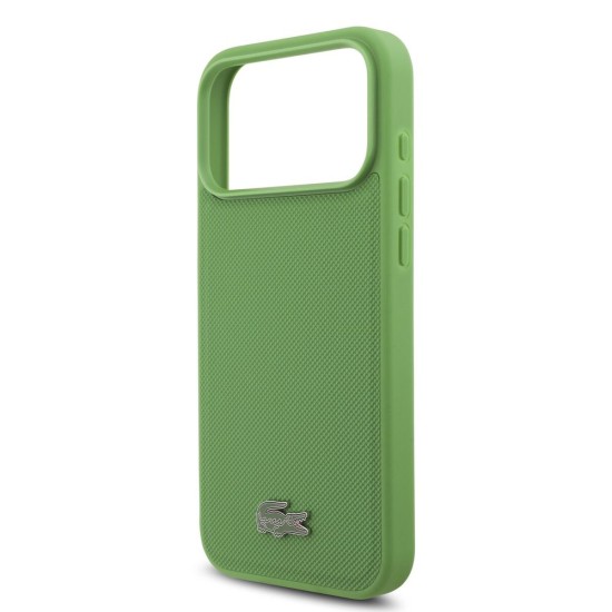 Husă Lacoste iPhone 17 Pro Max Verde cu Portofel Set Husă Lacoste Iconic Petit Pique MagSafe + Portofel pentru iPhone 17 Pro Max, Verde (iPhone 17 Pro Max, 57983127665) by www.silkase.ro