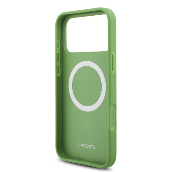 Husă Lacoste iPhone 17 Pro Max Verde cu Portofel Set Husă Lacoste Iconic Petit Pique MagSafe + Portofel pentru iPhone 17 Pro Max, Verde (iPhone 17 Pro Max, 57983127665) by www.silkase.ro