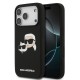 Karl Lagerfeld Double Heads Case iPhone 17 Pro Black Husă Karl Lagerfeld Liquid Silicone Double Heads MagSafe pentru iPhone 17 Pro, Neagră (iPhone 17 Pro, KLHMP17LSKCHPPLK) by www.silkase.ro