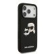 Karl Lagerfeld Double Heads Case iPhone 17 Pro Black Husă Karl Lagerfeld Liquid Silicone Double Heads MagSafe pentru iPhone 17 Pro, Neagră (iPhone 17 Pro, KLHMP17LSKCHPPLK) by www.silkase.ro