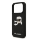 Karl Lagerfeld Double Heads Case iPhone 17 Pro Black Husă Karl Lagerfeld Liquid Silicone Double Heads MagSafe pentru iPhone 17 Pro, Neagră (iPhone 17 Pro, KLHMP17LSKCHPPLK) by www.silkase.ro