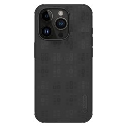 Husă Nillkin Super Frosted Shield Pro Magnetic pentru iPhone 15 Pro Max, Neagră