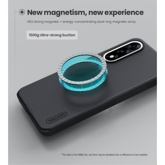 Husa Nillkin Magsafe pentru OnePlus Nord 5, Super Frosted PRO, negru (Nord 5, 57983127777) by www.silkase.ro