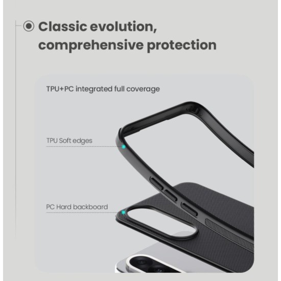 Husa Nillkin Magsafe pentru OnePlus Nord 5, Super Frosted PRO, negru (Nord 5, 57983127777) by www.silkase.ro