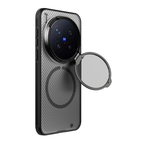 Nillkin CamShield Prop Magnetic Transparent Black Vivo X300 Pro Husă Nillkin CamShield Prop Magnetic pentru Vivo X300 Pro, Transparent Black (X300 Pro, 57983129060) by www.silkase.ro