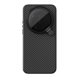 Husă Nillkin CarboProp Aramid Magnetic pentru Xiaomi 17 Ultra, Neagră