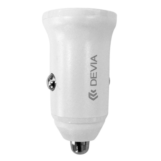 Încărcător Auto Devia Mini 30W Alb Încărcător Auto Devia Smart Series Mini PD 30W + QC 3.0, USB-A și USB-C, Alb (ArcoExpert, DVIASSM30WA) by www.silkase.ro