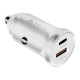 Încărcător Auto Devia Mini 30W Alb Încărcător Auto Devia Smart Series Mini PD 30W + QC 3.0, USB-A și USB-C, Alb (ArcoExpert, DVIASSM30WA) by www.silkase.ro