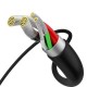 Cablu Micro-USB, incarcare dedicata, 2A, transfer 480Mbps, Fast, 2m, Baseus, Negru (Redmi Go, 57983104480) by www.silkase.ro