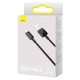 Cablu Micro-USB, incarcare dedicata, 2A, transfer 480Mbps, Fast, 2m, Baseus, Negru (Redmi Go, 57983104480) by www.silkase.ro