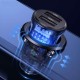 Usams Incarcator Auto C31 Mini Dual USB Fast Charging, 3A Transparent / Negru (ArcoExpert, CC162CC01) by www.silkase.ro
