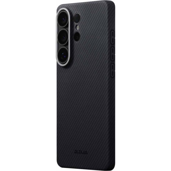 Husă Pitaka Edge Case, Black/Grey Twill pentru Samsung Galaxy S26 Ultra (S26 Ultra, KS2601U) by www.silkase.ro