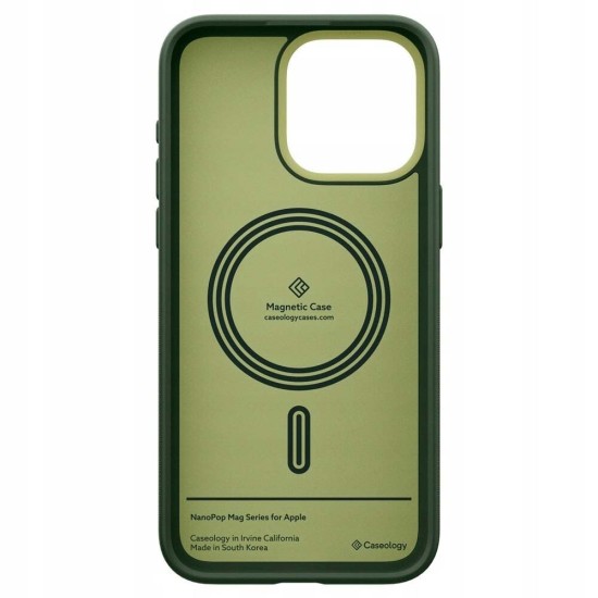 Caseology Nano Pop Mag iPhone 15 Pro Max Avo Green Husă Spigen Caseology Nano Pop Mag pentru iPhone 15 Pro Max, MagSafe, Avo Green (iPhone 15 Pro Max, ACS06619) by www.silkase.ro