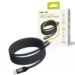 Cablu Magnetic Mobile Origin Patented Original USB-C la USB-C, 1m, Negru