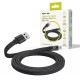 Cablu Magnetic Flat Mobile Origin Patented Original USB-A la USB-C, 1m, Negru (Cabluri, MCF-USBA-1M-BLK) by www.silkase.ro