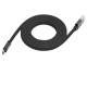 Cablu Magnetic Flat Mobile Origin Patented Original USB-A la USB-C, 1m, Negru (Cabluri, MCF-USBA-1M-BLK) by www.silkase.ro