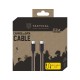 Cablu Date Tactical Smooth Thread USB-C/USB-C 0.3m, Negru (Tactical, Cabluri) by www.silkase.ro Cablu Date Tactical Smooth Thread USB-C/USB-C 0.3m, Negru (iPhone 17 Pro Max, 57983104154) by www.silkase.ro