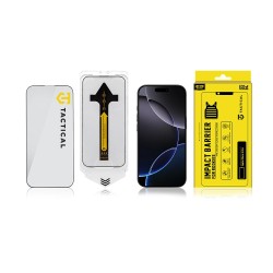Folie sticla Tactical Impact Barrier pentru Apple iPhone 16 Pro/17 kit montare Folie sticla Tactical Impact Barrier pentru Apple iPhone 16 Pro/17 kit montare