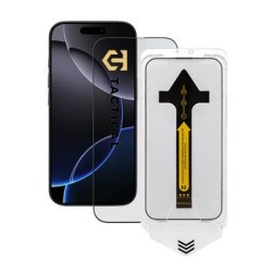Folie sticla Tactical Impact Barrier pentru Apple iPhone 16 Pro/17 kit montare