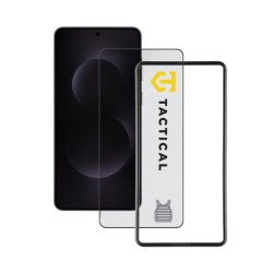 Folie sticla Tactical 5D pentru Samsung Galaxy S25 Edge, impact Armour negru