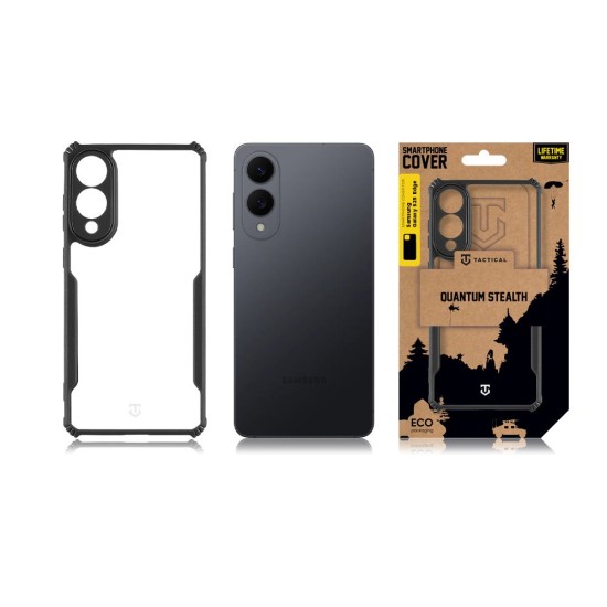 Husa Tactical Quantum Stealth pentru Samsung Galaxy S25 Edge, negru (S25 Edge, 57983125592) by www.silkase.ro