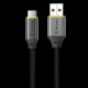 Cablu Tactical Fast Rope Aramid 2.0 USB-A la USB-C, 0.3m, Negru (Bakr, 57983127946) by www.silkase.ro