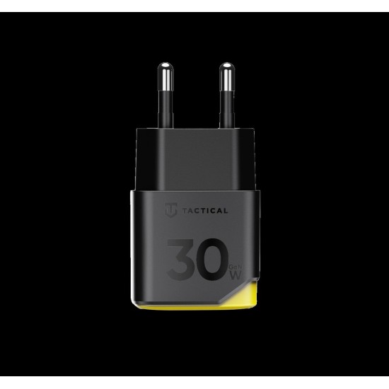 Încărcător de Rețea Tactical Minimi GaN, 30W, USB-C, Negru (Bakr, 57983128781) by www.silkase.ro