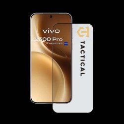 Folie de Protecție Tactical Glass Shield 5D pentru Vivo X300 Pro, Full Glue, Black