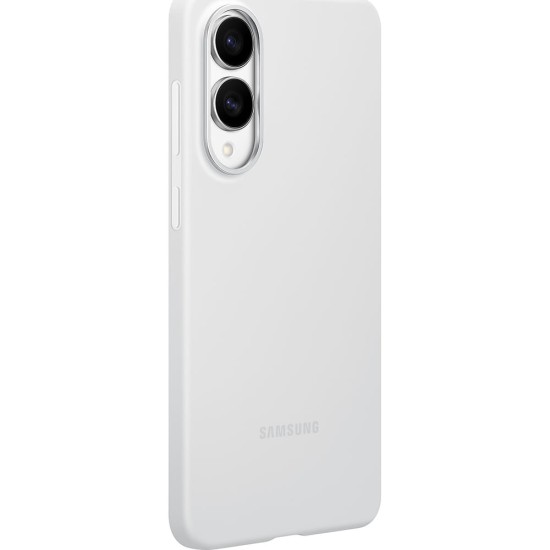 Husa silicon Samsung pentru Galaxy S25 Edge, gri light (S25 Edge, 57983126257) by www.silkase.ro