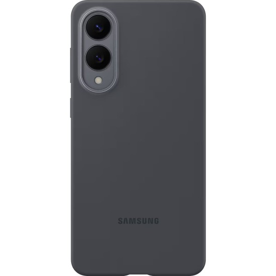 Husa silicon Samsung pentru Galaxy S25 Edge, negru (S25 Edge, 57983126255) by www.silkase.ro